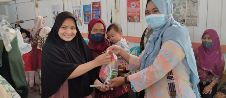Pemberian Paket Bantaun Pangan Tambahan Untuk Balita (ProBebaya) Sub Kegiatan Pemberdayaan
