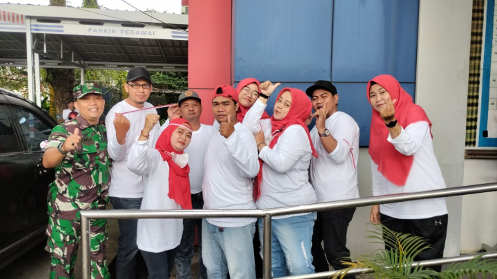 Jalan Santai Kecamatan Samarinda Ilir Dalam Rangka HUT RI Ke-77