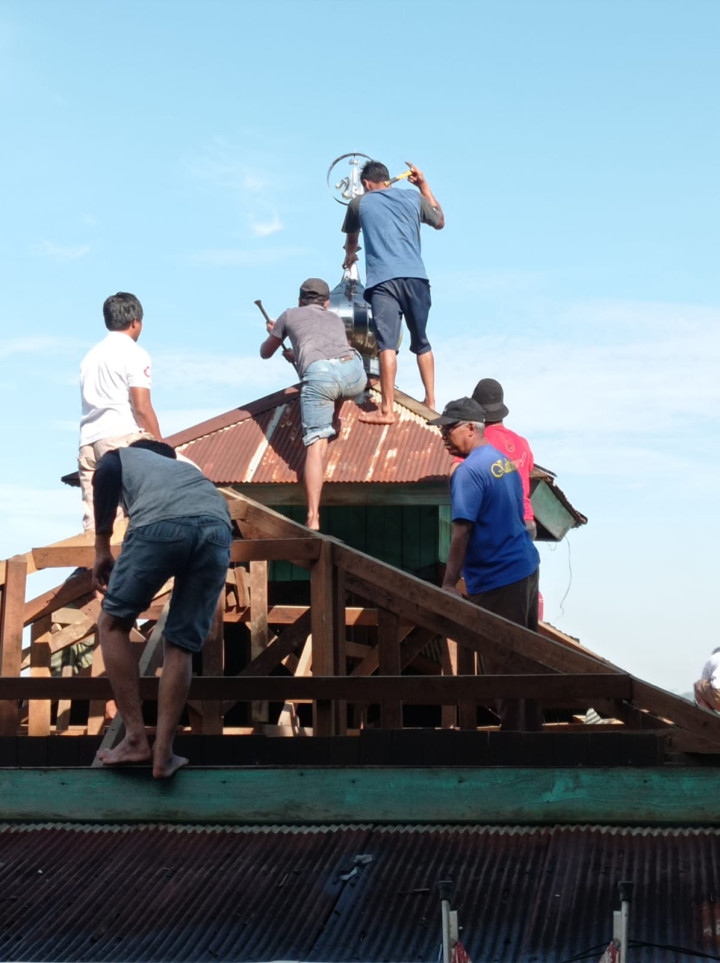 Hasil Rehab Langgar Al-Barokah RT.38 Probebaya Juli 2023