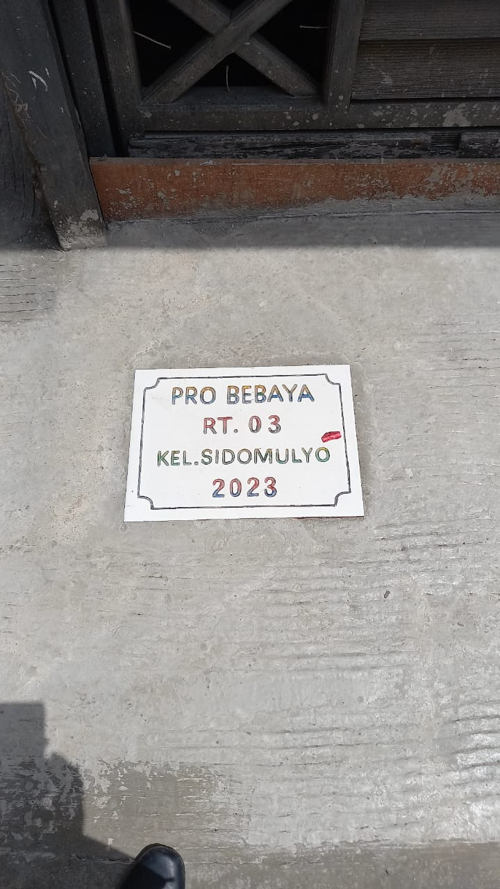 Hasil Semenisasi Gg.07 Jl. Biawan RT.03 Probebaya Agustus 2023