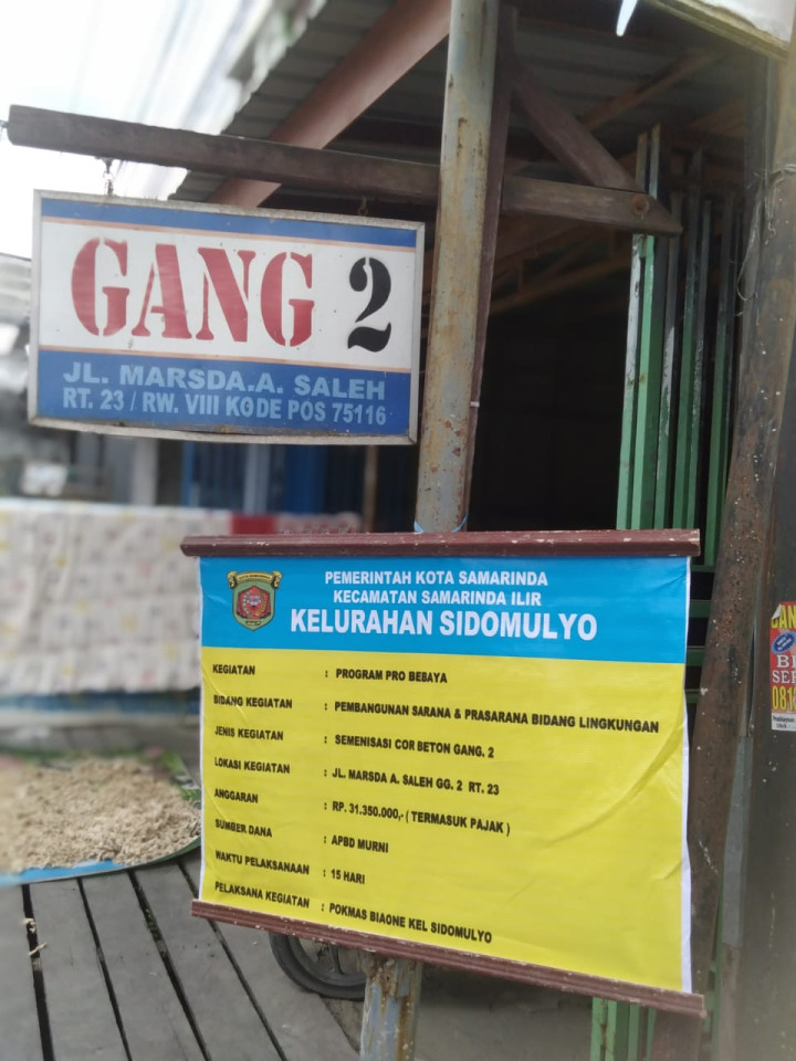 Hasil Semenisasi RT. 22 dan RT. 23 PROBEBAYA Juni 2023
