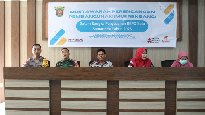 Dokumentasi Musrenbang Kelurahan Sidomulyo: Proses Penyusunan RKPD Kota Samarinda Tahun 2025