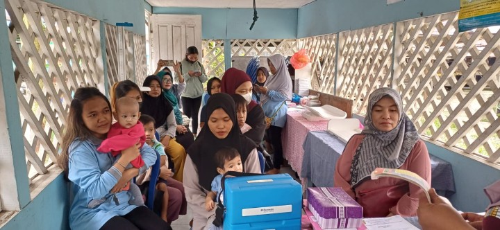 Kegiatan Kunjungan Posyandu Sri Rejeki RT. 26 di Kelurahan Sidomulyo (05/07/2024)