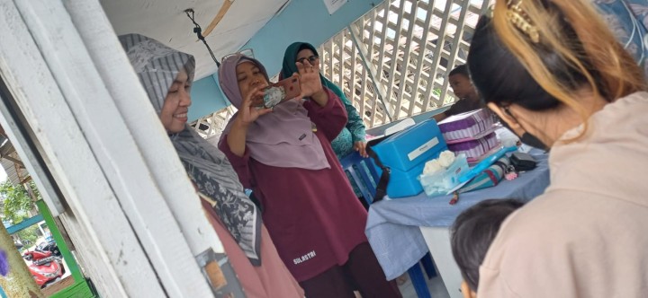 Kegiatan Kunjungan Posyandu Sri Rejeki RT. 26 di Kelurahan Sidomulyo (05/07/2024)