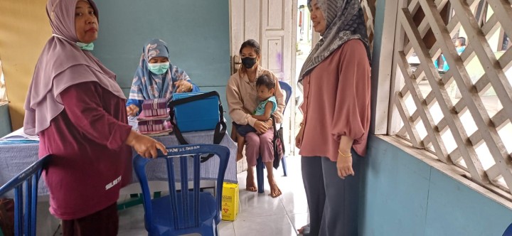 Kegiatan Kunjungan Posyandu Sri Rejeki RT. 26 di Kelurahan Sidomulyo (05/07/2024)
