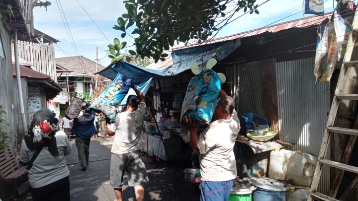 Kegiatan Monitoring Kerja Bakti di RT. 9, 11 dan 12 Kelurahan Sidomulyo (01/02/2024)