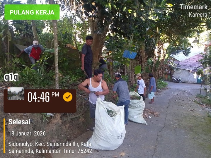 Kegiatan Kerja Bakti  RT. 01, RT. 02, RT. 04, RT. 08, RT. 11, RT. 13, RT. 17, RT. 21, RT. 22, RT. 27, RT. 35, RT. 40 (18/01/2026)