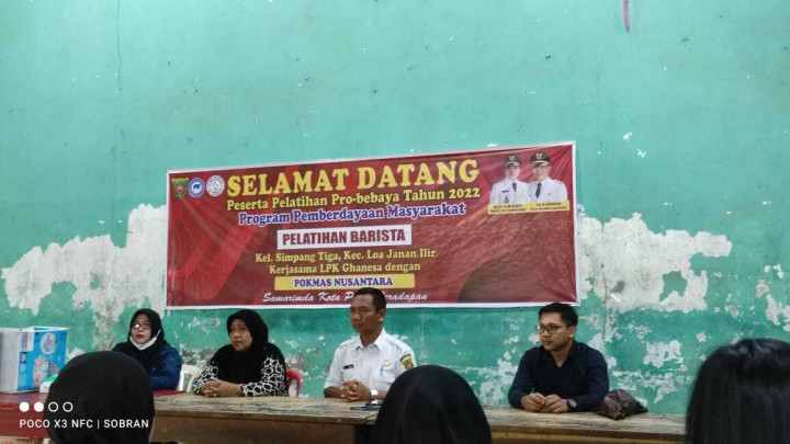 Pelatihan Barista POKMAS NUSANTARA