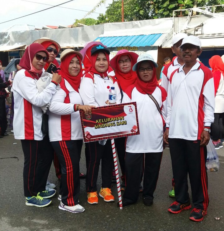 Pawai Pembangunan Di Kota Samarinda Memperingati HUT RI-73