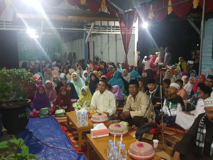 Pereingatan Maulid Nabi Muhammad SWT di Mushola Al-Hidayah Kelurahan Sindang sari,dengan Penceramah Ustadz Ahmad Baedhowi