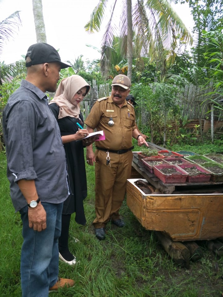 Kunjungan Tim dari Direktorat Mitigasi Perubahan Iklim KLHK kementerian LH&Kehutanan,Melakukan Coaching Clinic SPECTRUM dan Uji Coba Lapangan di Kampung Iklim (PROKLIM)