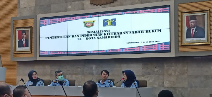 Sosialisasi Pembetukan Dan Pembinaan Kelurahan Sadar Hukum Se-Kota Samarinda