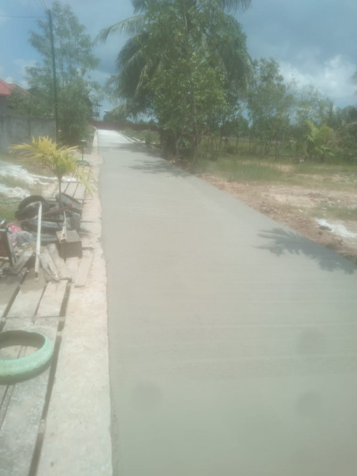 Peninjauan Semenisasi Jalan Dahlia RT.09 Kelurahan Sindang Sari