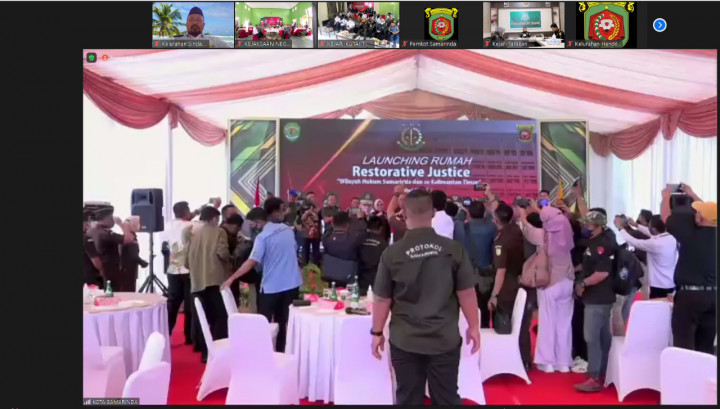 Peresmian Rumah Restoractive justice Kota Samarinda
