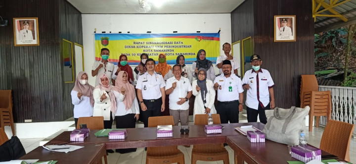 Rapat Singkronisasi Data Dinas Koperasi UKM dan PerIndustrian Kota Samarinda