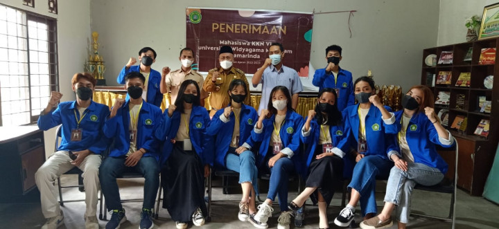 Penerimaan Mahasiswa KKN dari fakultas Widyagama  Samarinda