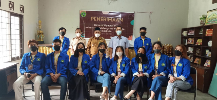 Penerimaan Mahasiswa KKN dari fakultas Widyagama  Samarinda