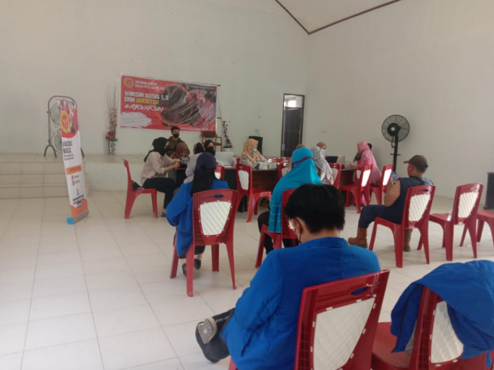 Vaksinasi masal oleh BINDA KAL-TIM