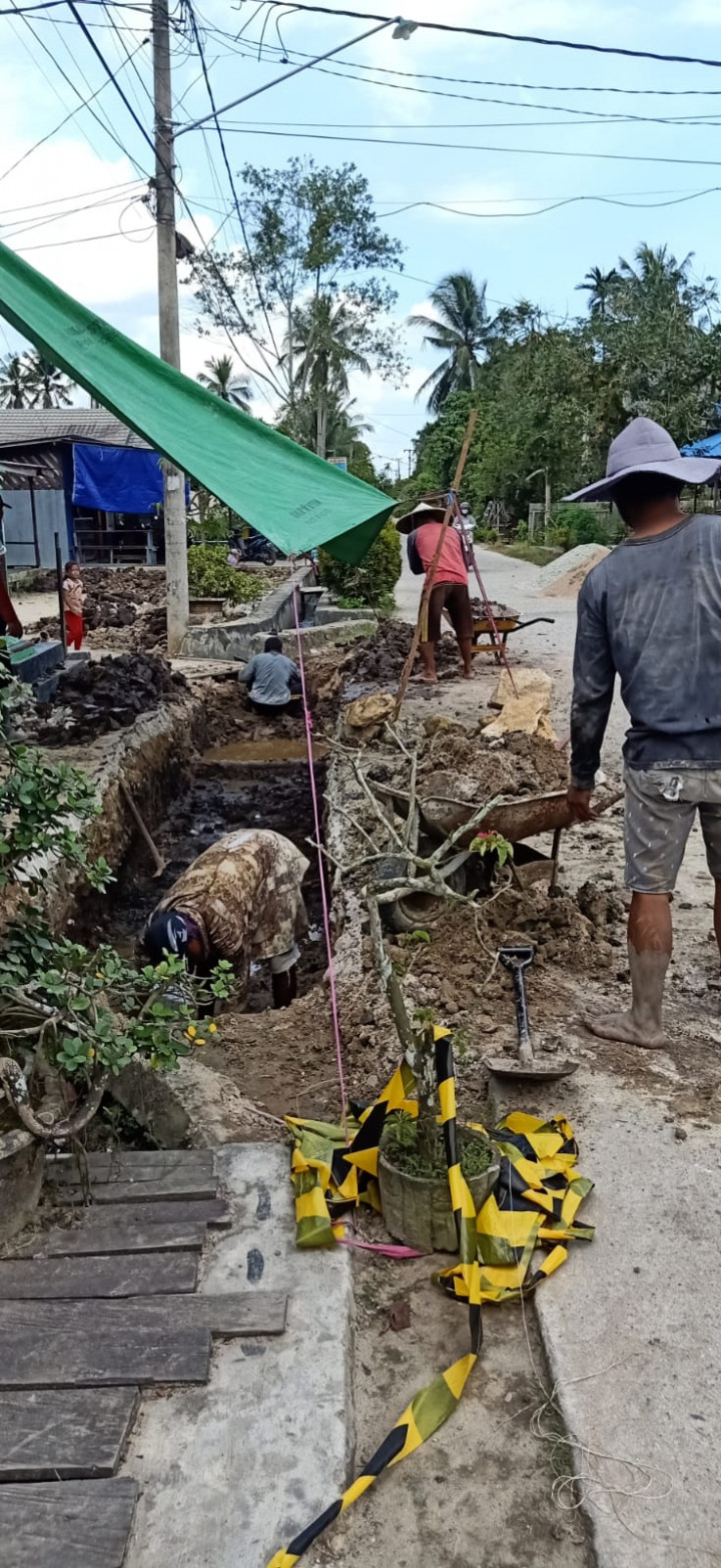 Monitoring Probebaya Sarana Prasarana pengurukan dan perbaikan Gorong-gorong