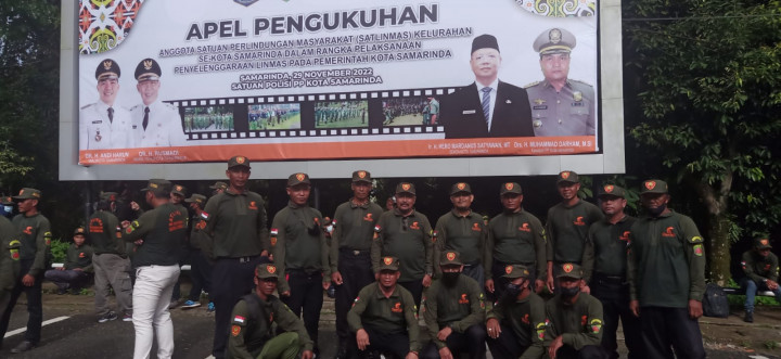 Apel Pengukuhan Anggota SATLINMAS Kota Samarinda