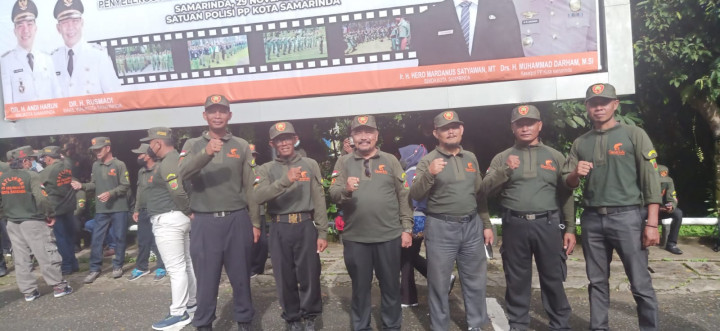 Apel Pengukuhan Anggota SATLINMAS Kota Samarinda