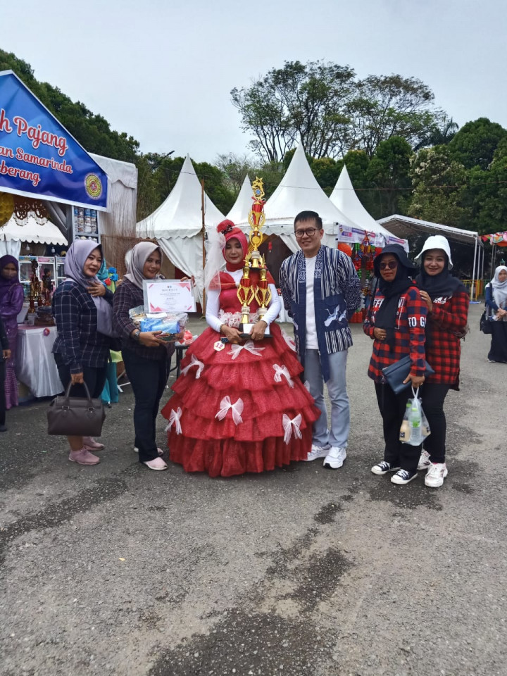 Pameran Gaun Daur Ulang oleh TP PKK Kota Samarinda