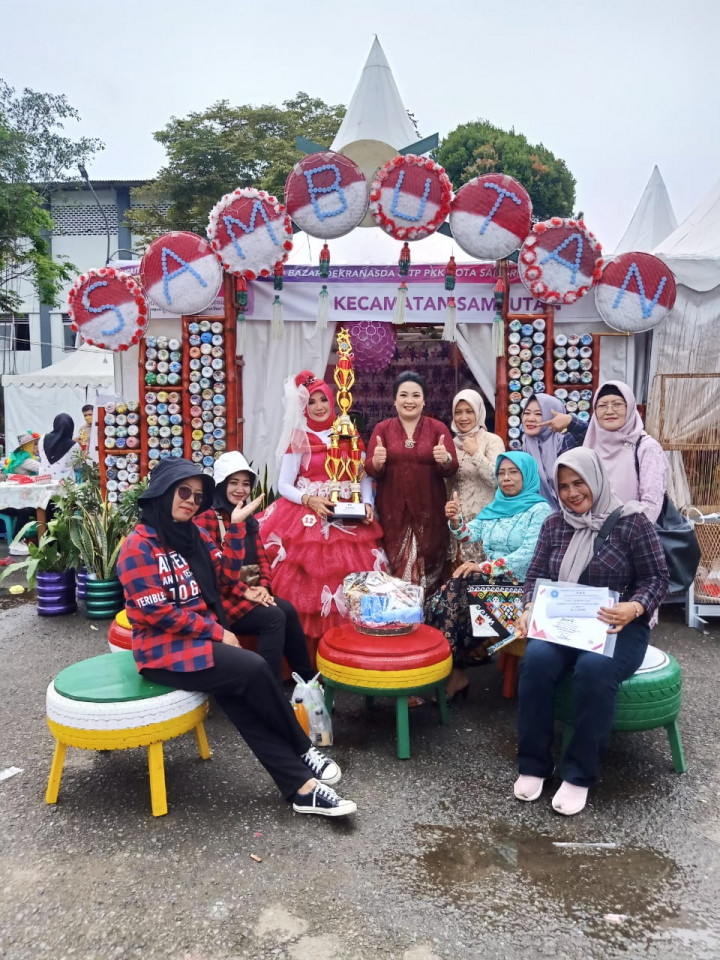 Pameran Gaun Daur Ulang oleh TP PKK Kota Samarinda