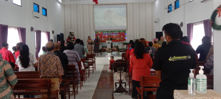 Monitoring Kegiatan Pengamanan Ibadah Natal di Gereja Alfa Omega