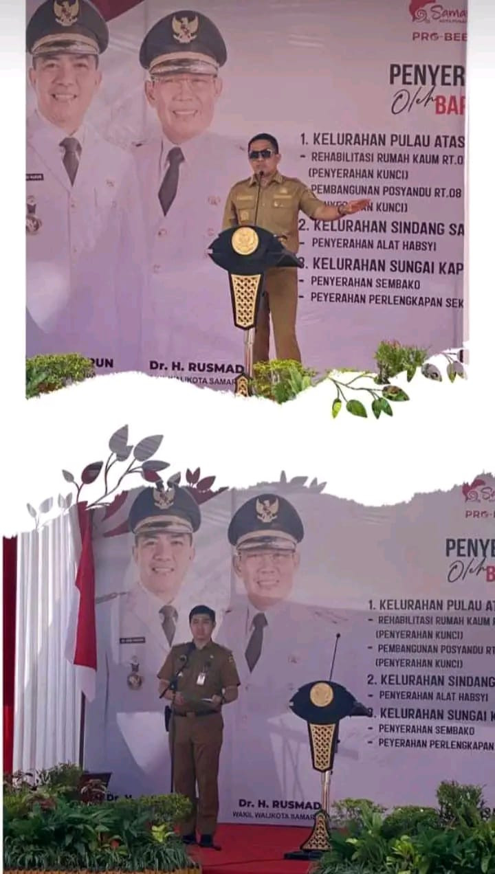 Penyerahan Bantuan Probebaya Secara Simbolis Oleh Bapak Walikota Samarinda Dr. H Andi Harun.ST.SH.Msi