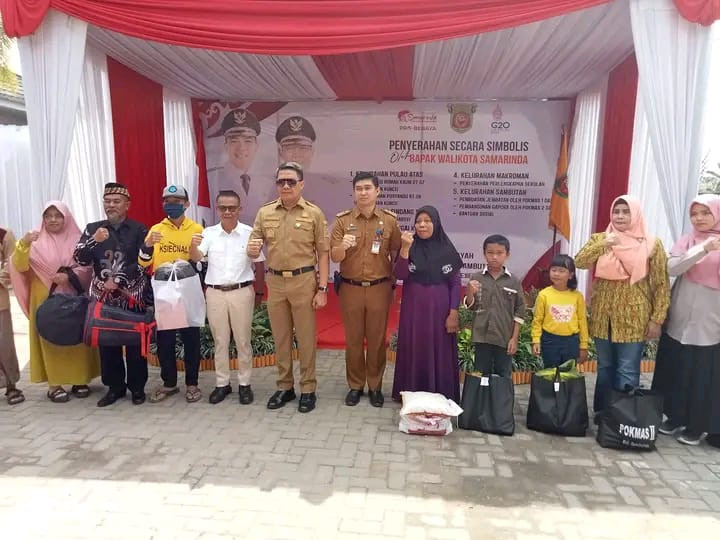 Penyerahan Bantuan Probebaya Secara Simbolis Oleh Bapak Walikota Samarinda Dr. H Andi Harun.ST.SH.Msi