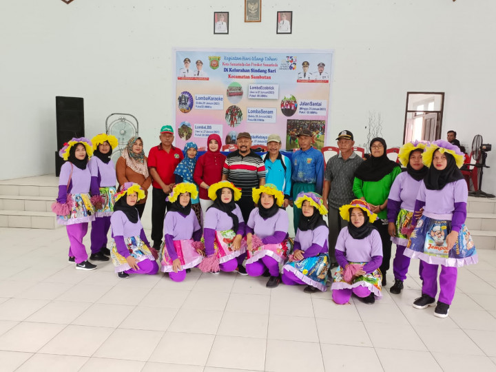 Lomba Senam Kreasi Antar RT Kelurahan