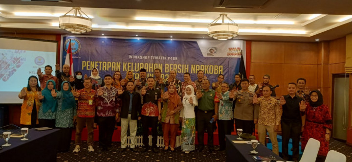 Menghadiri Workshop Tematik P4GN Penetapan Kelurahan Bersih Narkoba Tahun 2023