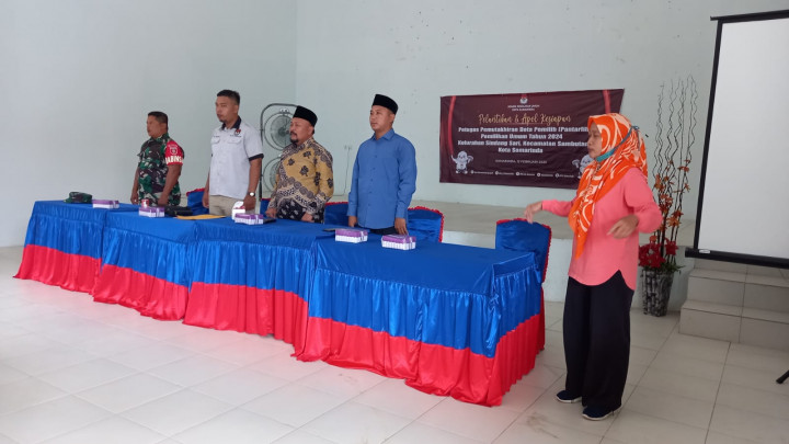 (Pantarlih) Pelantikan Petugas Pemutakhiran Data Pemilih Tahun 2023