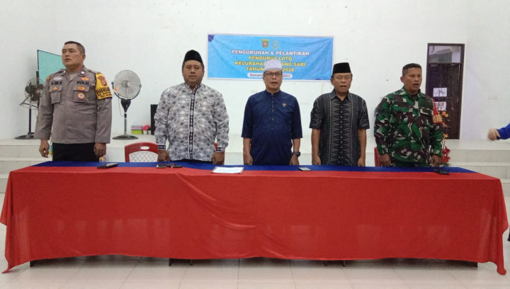 Pengukuhan dan Pelantikan Pengurus LPTQ Kelurahan Sindang Sari Tahun 2023-2028
