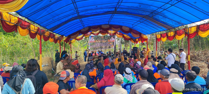 Penanaman Jagung Pipil Perdana bersama Walikota dan Temu Wicara di Kelompok Tani Sumber Sari Kelurahan Sindang Sari