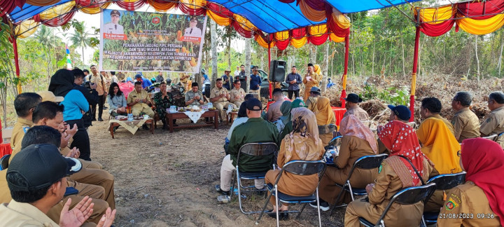 Penanaman Jagung Pipil Perdana bersama Walikota dan Temu Wicara di Kelompok Tani Sumber Sari Kelurahan Sindang Sari