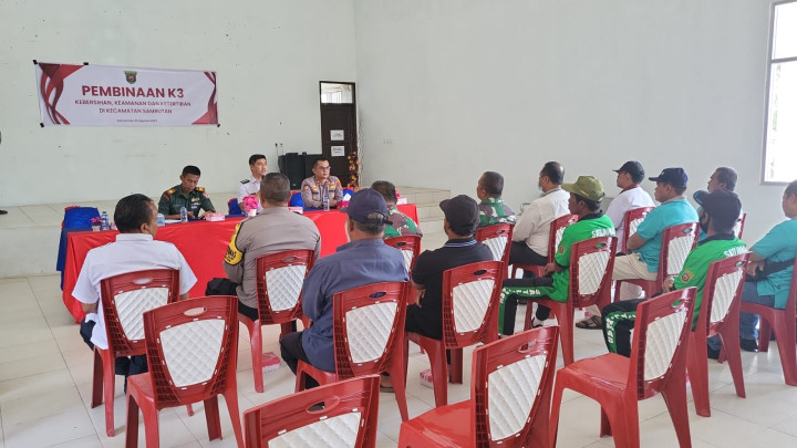 PEMBINAAN K3 (Kebersihan,Keamanan,dan Keteriban Di Kecamatan Sambutan)