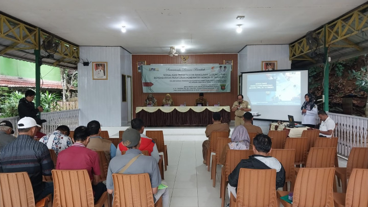 Sosialisasi Persetujuan Bangunan Gedung (PBG) Dinas PUPR Kota Samarinda