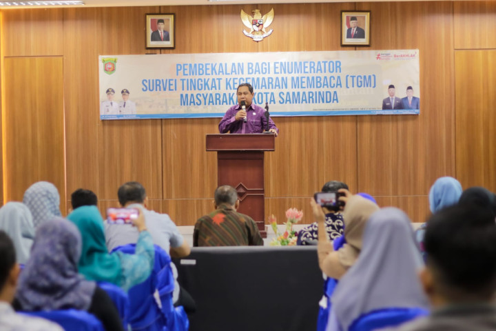 Pembekalan Bagi Enumerator Survei Tingkat Kegemaran Membaca (TGM) masyarakat kota samarinda