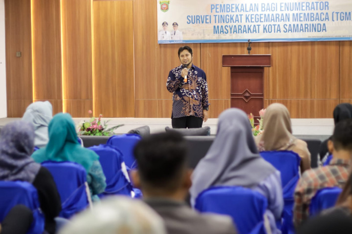 Pembekalan Bagi Enumerator Survei Tingkat Kegemaran Membaca (TGM) masyarakat kota samarinda