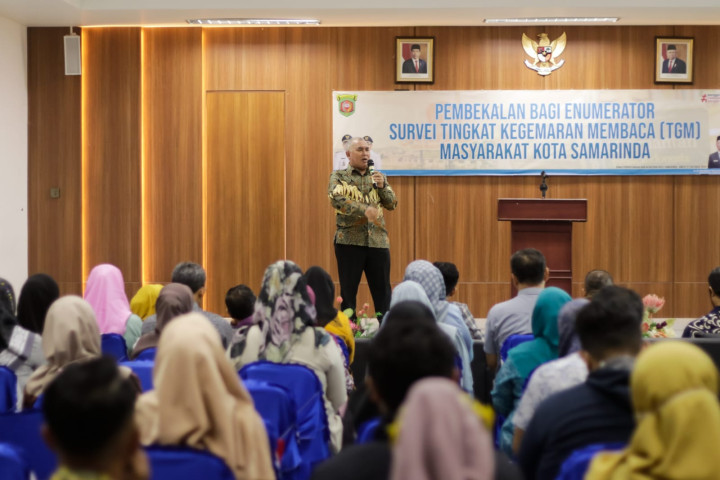 Pembekalan Bagi Enumerator Survei Tingkat Kegemaran Membaca (TGM) masyarakat kota samarinda