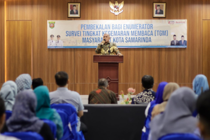 Pembekalan Bagi Enumerator Survei Tingkat Kegemaran Membaca (TGM) masyarakat kota samarinda