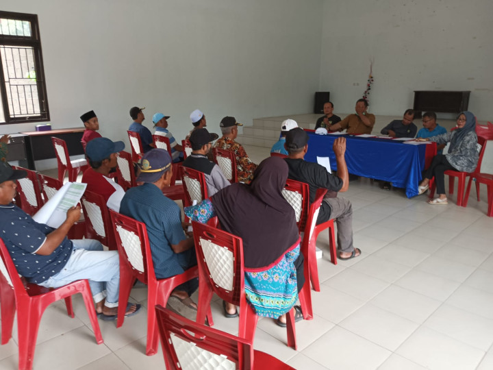 Rakor Bersama Para Tokoh Masyarakat ,LPM dan Ketua RT Kelurahan Sindang Sari.