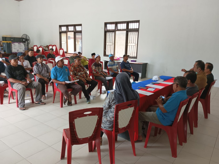 Rakor Bersama Para Tokoh Masyarakat ,LPM dan Ketua RT Kelurahan Sindang Sari.
