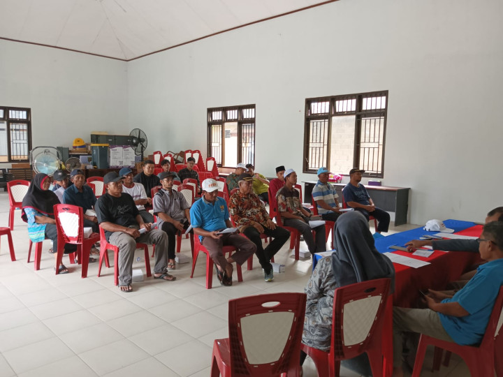 Rakor Bersama Para Tokoh Masyarakat ,LPM dan Ketua RT Kelurahan Sindang Sari.