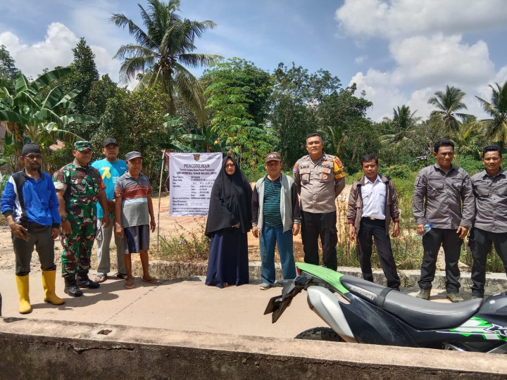 Pengukuran IMTN dari BPN samarinda dan Pihak Kecamatan Sambutan di jl.Sungai Manggis