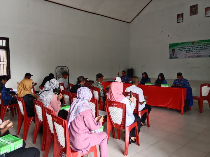 Kegiatan PRA MUSREMBANG Kelurahan Sindang Sari ,Kecamatan Sambutan Tahun 2025