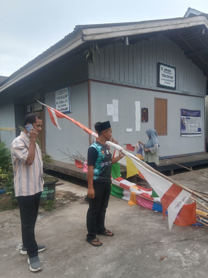 Pelepasan Umbul-umbul alhamdulilah berjalan lancar dan telah selesai Mengikuti serta memeriahkan HUT Kota Samarinda dan HUT Pemkot Samarinda.