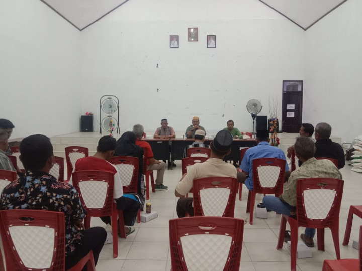 Pembubaran Pengurus POKMAS Tahun 2023 dan Pembentukan Pengurus POKMAS Tahun 2024 Kelurahan Sindang Sari.
