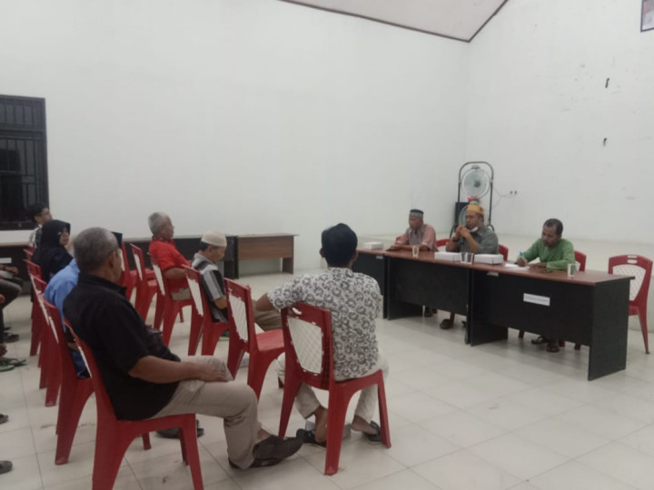 Pembubaran Pengurus POKMAS Tahun 2023 dan Pembentukan Pengurus POKMAS Tahun 2024 Kelurahan Sindang Sari.
